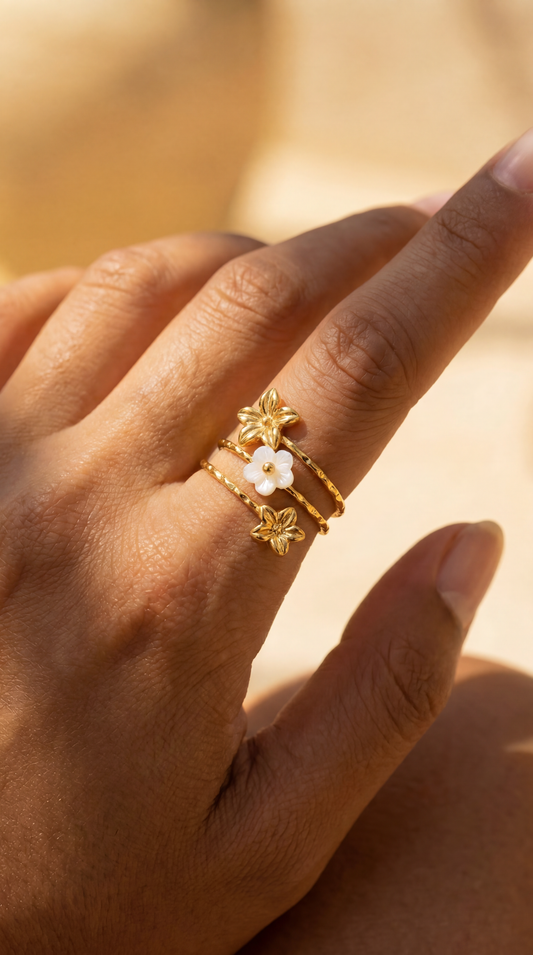 #7 LIVE LAUNCH - DAINTY PEARL SAMPAGUITA FLOWER RING