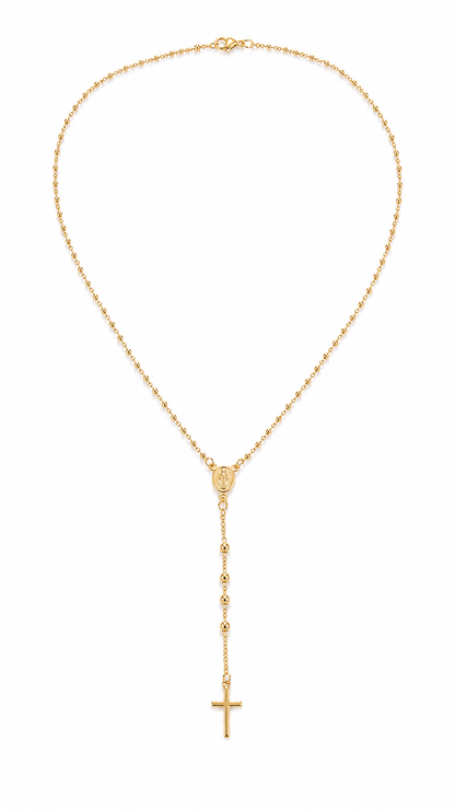 DAINTY ROSARY NECKLACE