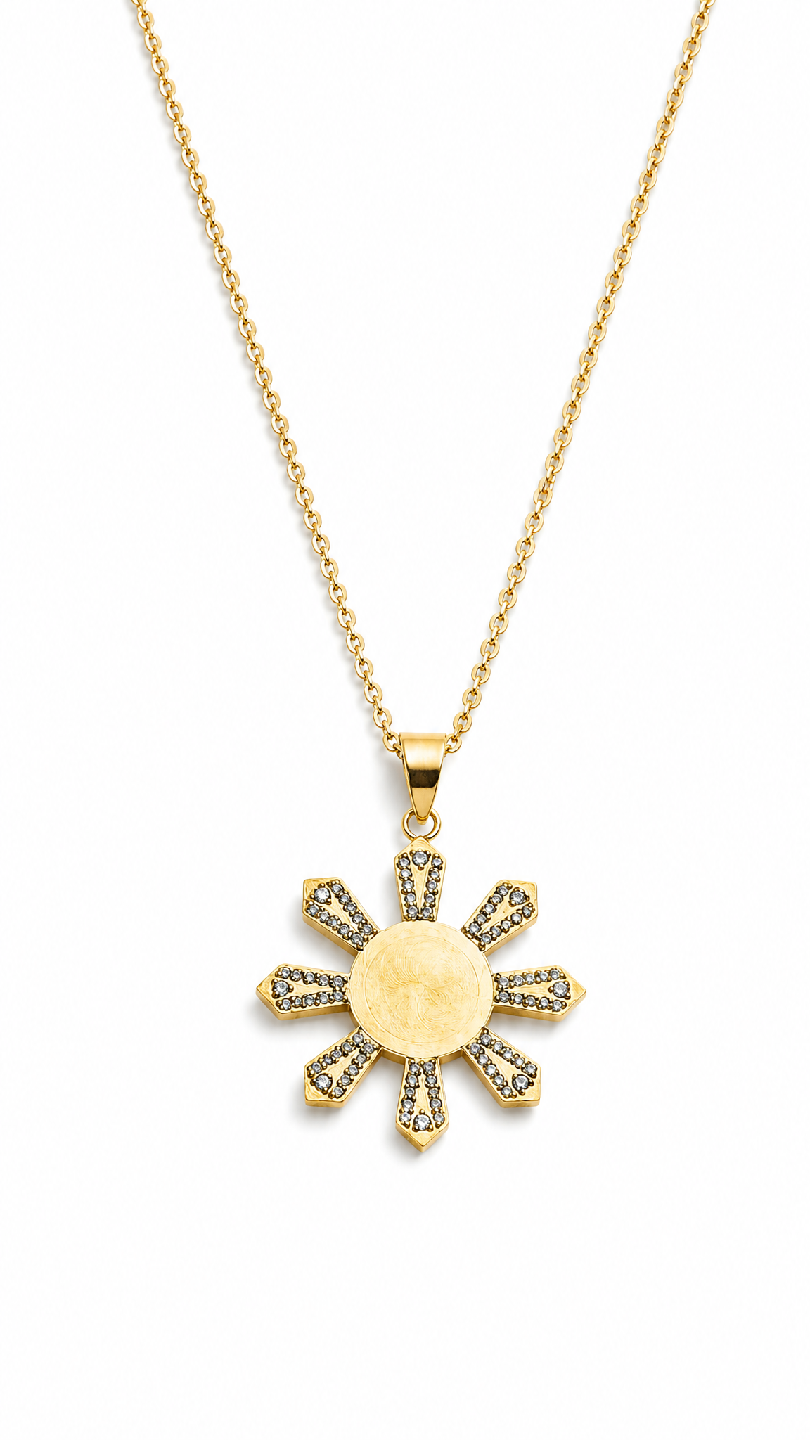 DIAMOND MABUHAY SUN NECKLACE