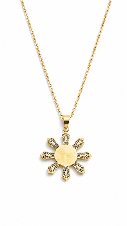 DIAMOND MABUHAY SUN NECKLACE
