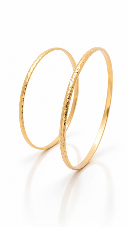 GINTO BANGLE BRACELET SET