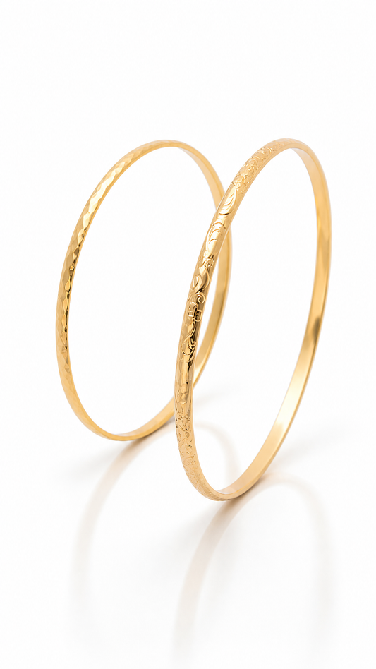 GINTO BANGLE BRACELET SET