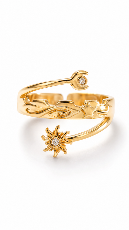 GOLDEN ECLIPSE RING