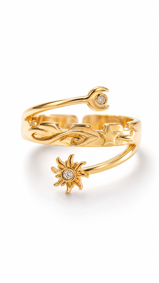 GOLDEN ECLIPSE RING