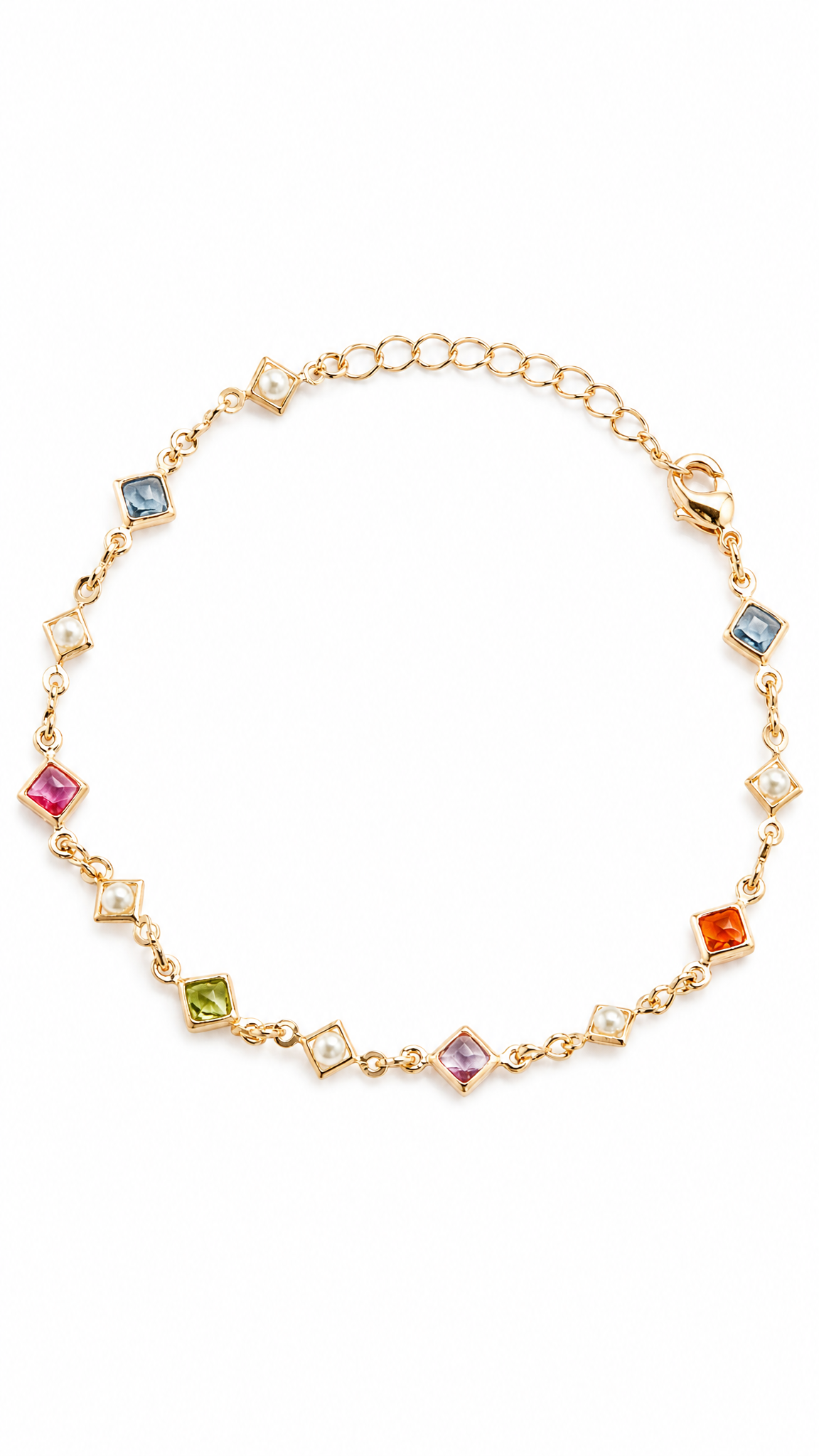 HALO HALO PEARL CRYSTAL BRACELET