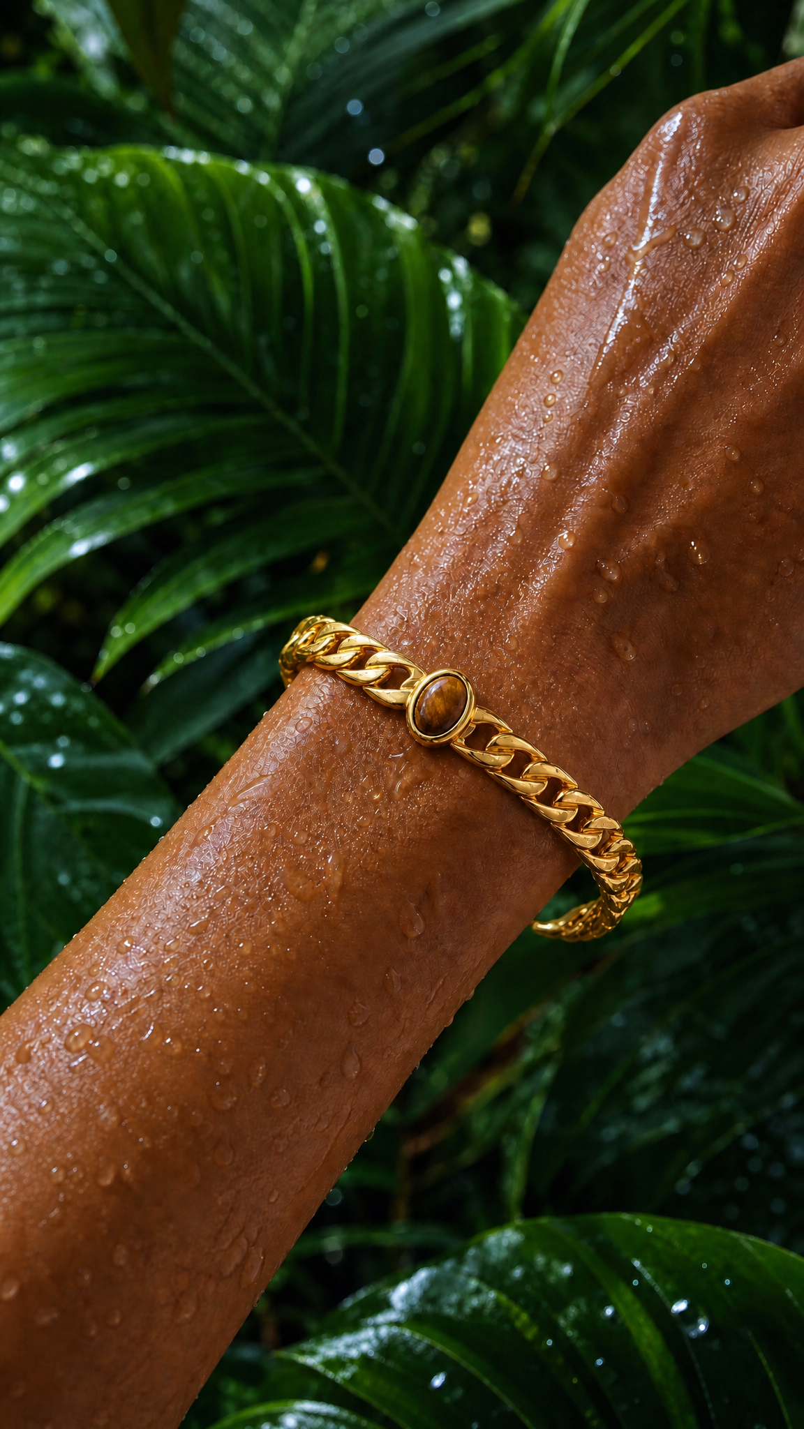 HONEY TIGER EYE BANGLE