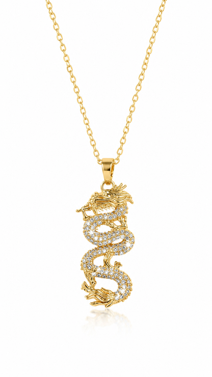 ICY DRAGON NECKLACE
