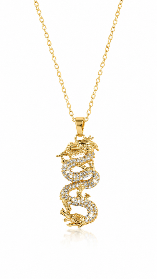ICY DRAGON NECKLACE