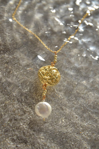 AQUAMARINE'S MOON & SUN AMULET