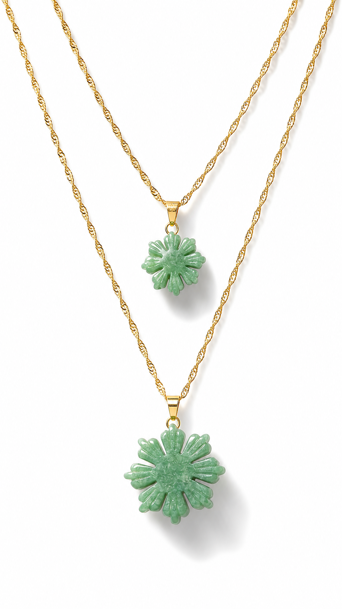 JADE MABUHAY SUN NECKLACE — Filipino Heritage Jade Pendant