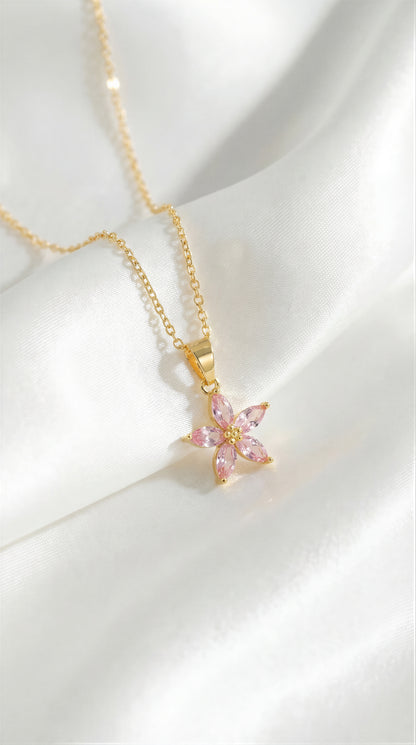 PALAWAN CHERRY BLOSSOM FLOWER NECKLACE