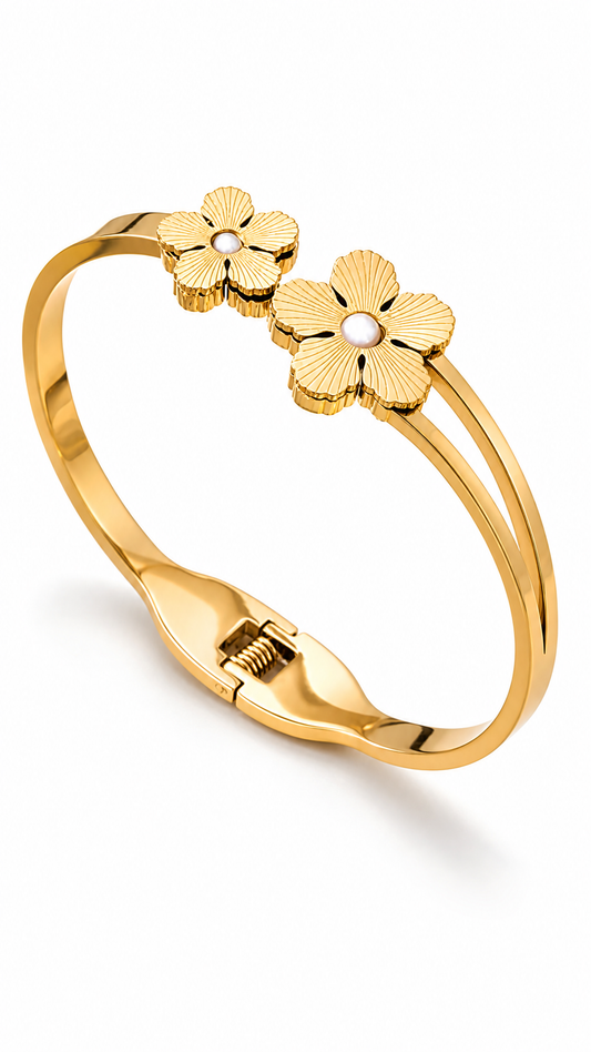 MARIA CLARA SAMPAGUITA FLOWER BANGLE (LIMITED)