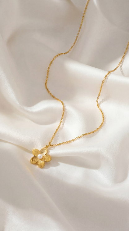 MARIA CLARA SAMPAGUITA FLOWER NECKLACE