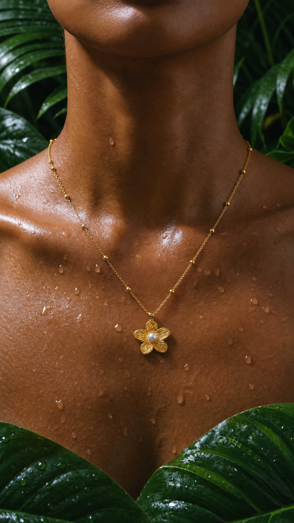 MARIA CLARA SAMPAGUITA FLOWER NECKLACE
