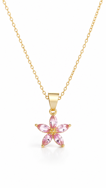 PALAWAN CHERRY BLOSSOM FLOWER NECKLACE