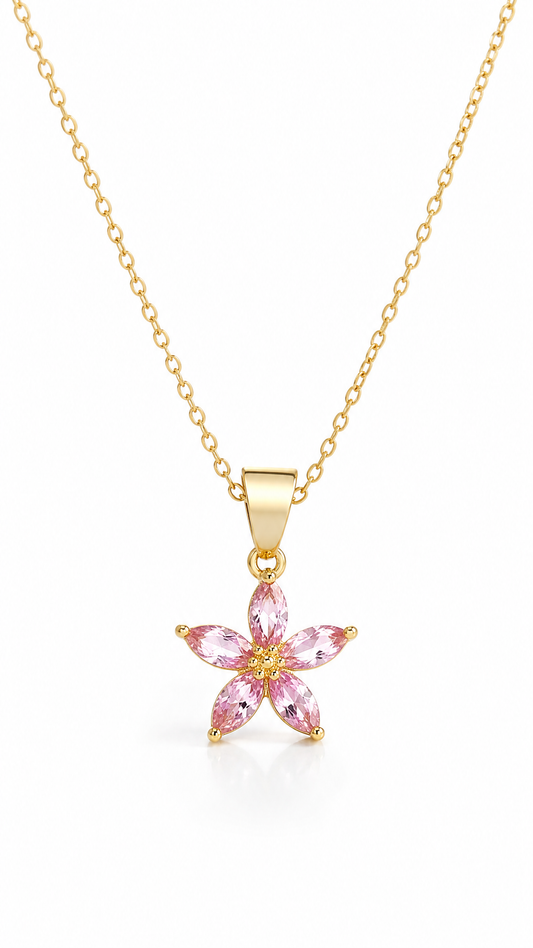 PALAWAN CHERRY BLOSSOM FLOWER NECKLACE