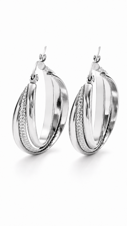 GINTO HOOP EARRINGS
