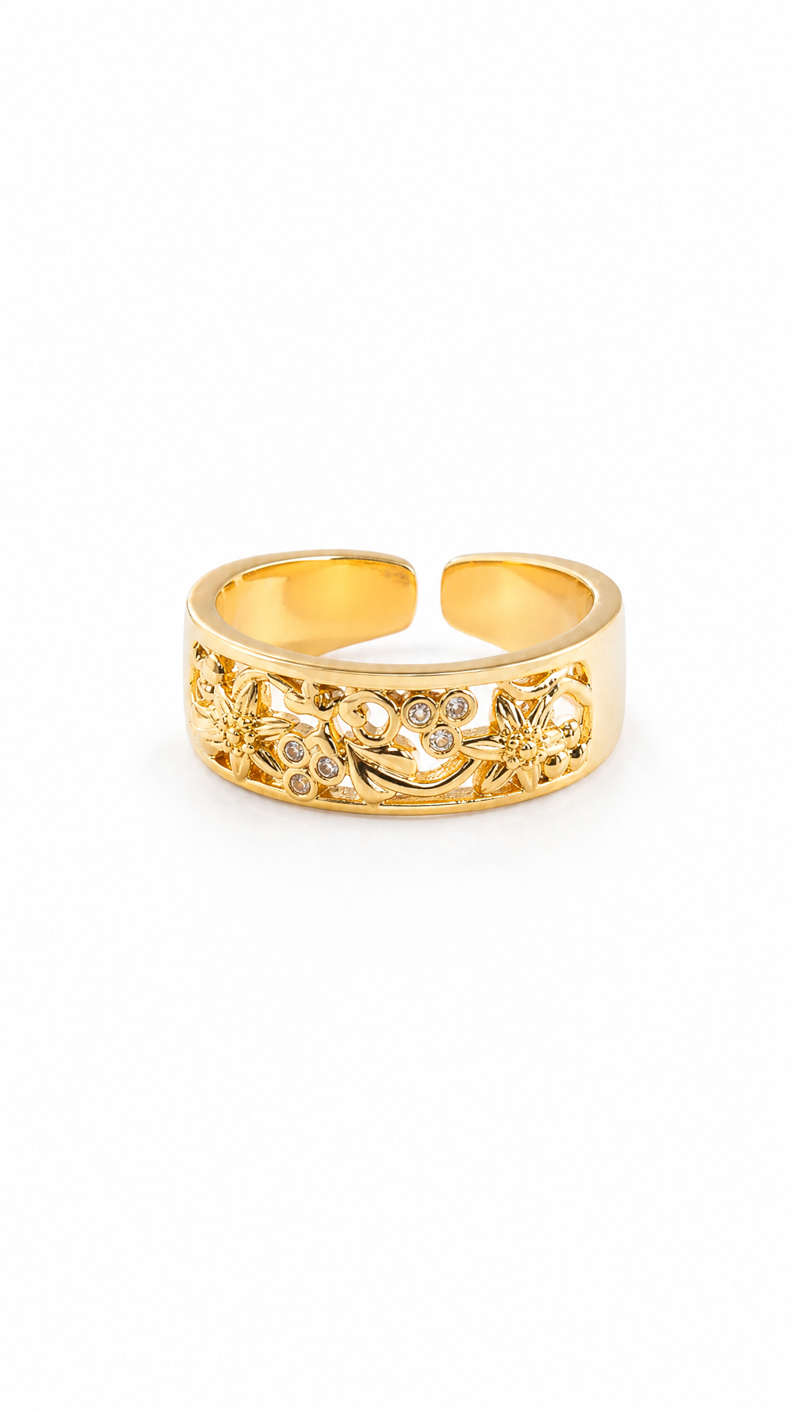 VINTAGE SAMPAGUITA FLOWER RING