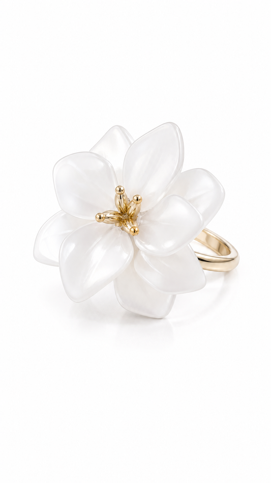 LUCKY SAMPAGUITA FLOWER RING