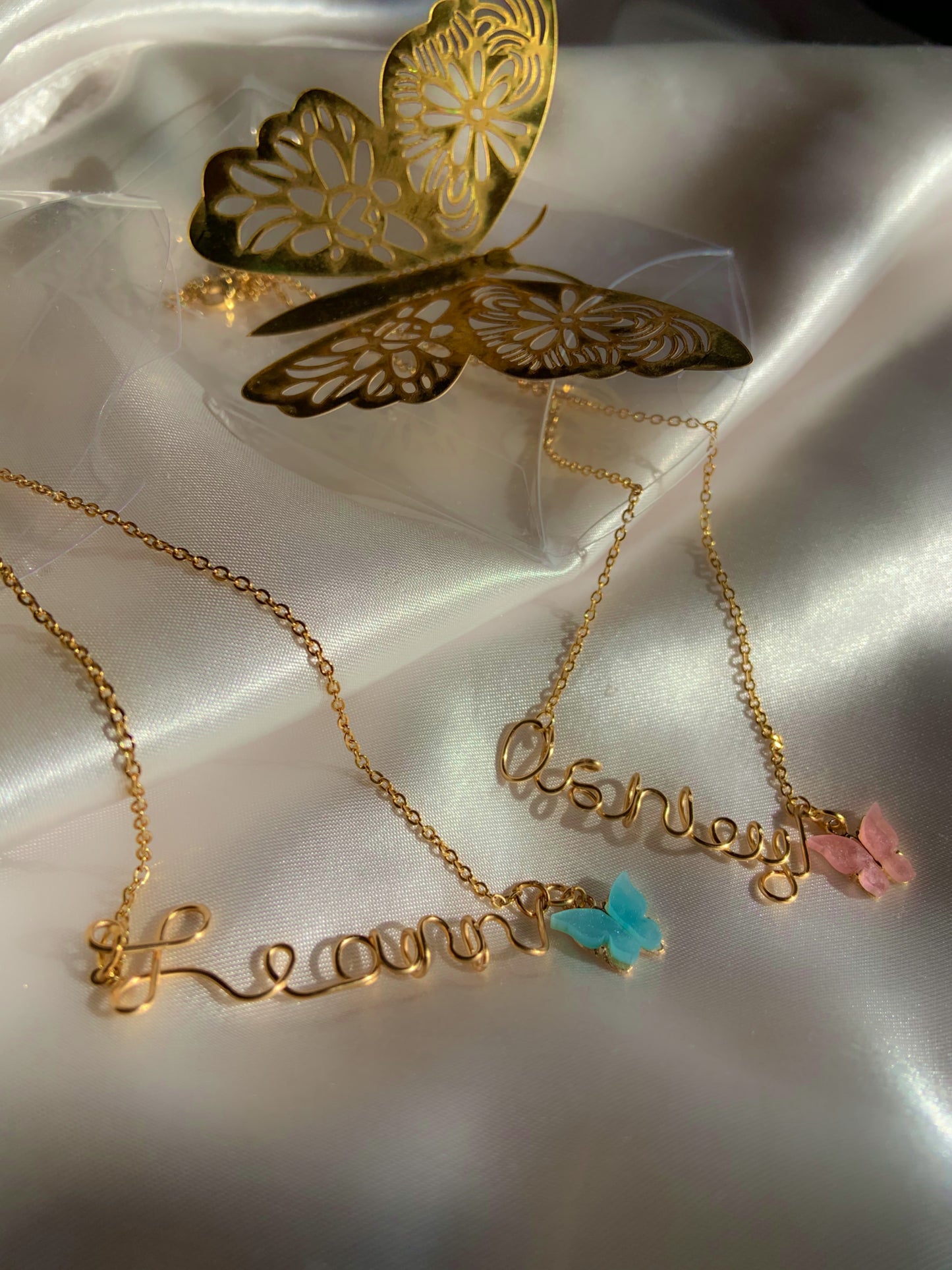 CUSTOM BUTTERFLY NECKLACE