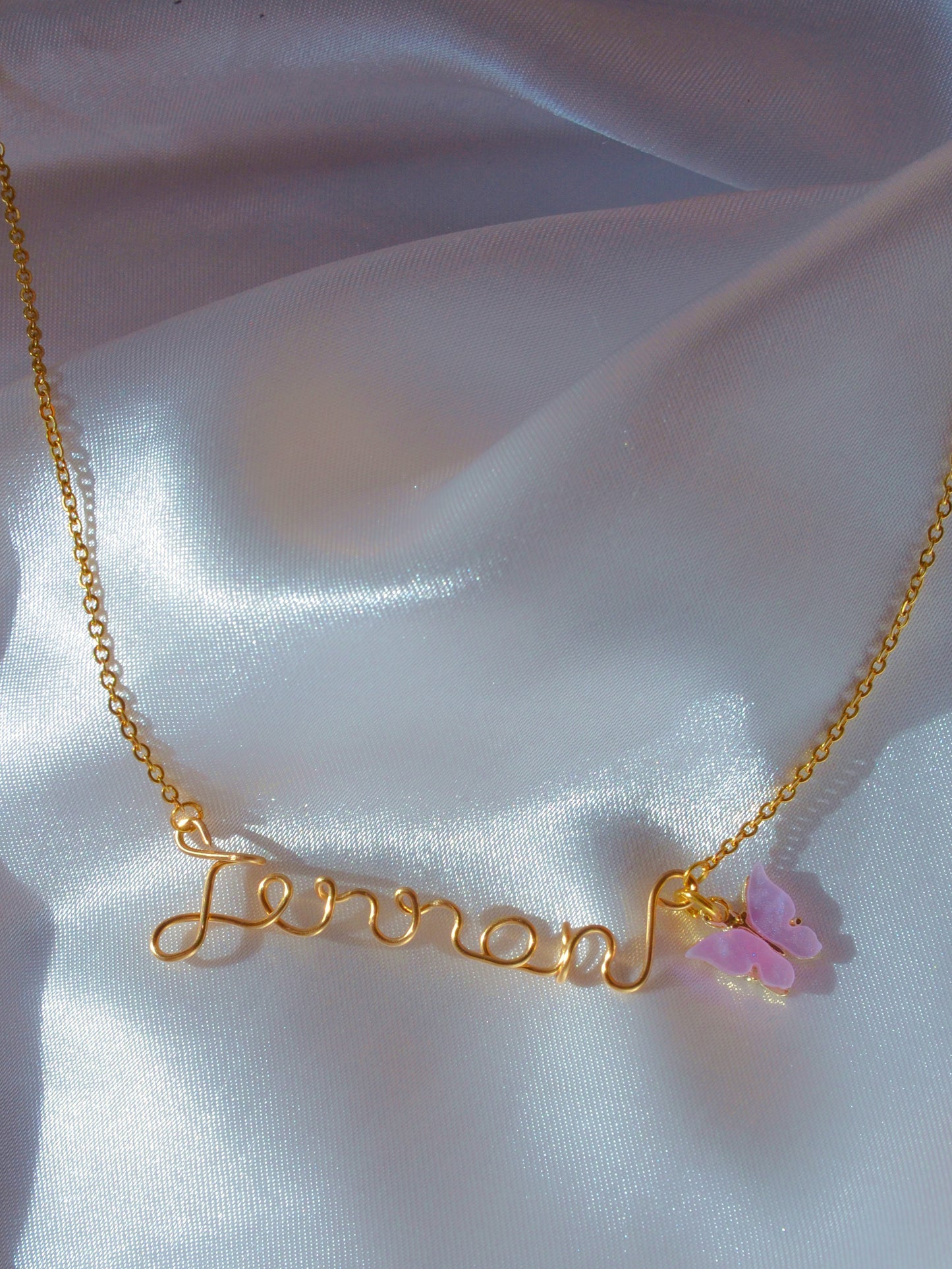 CUSTOM BUTTERFLY NECKLACE