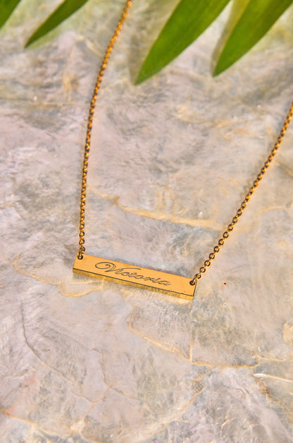 CUSTOM ENGRAVED NECKLACE