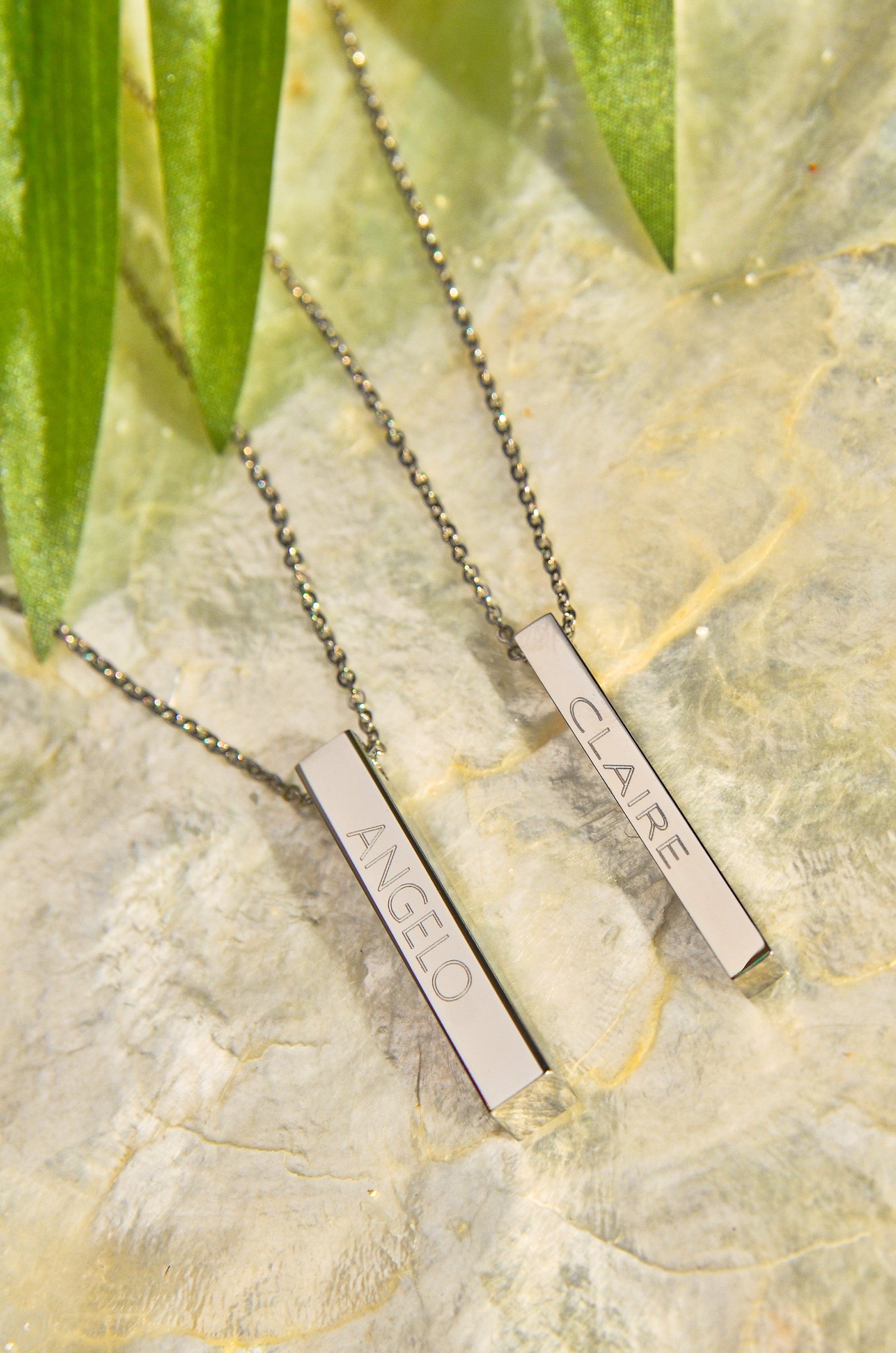 Be Kind Of A Bitch 3D Engraving Vertical Bar Necklace,Stainless-Steel  Necklace- | eBay