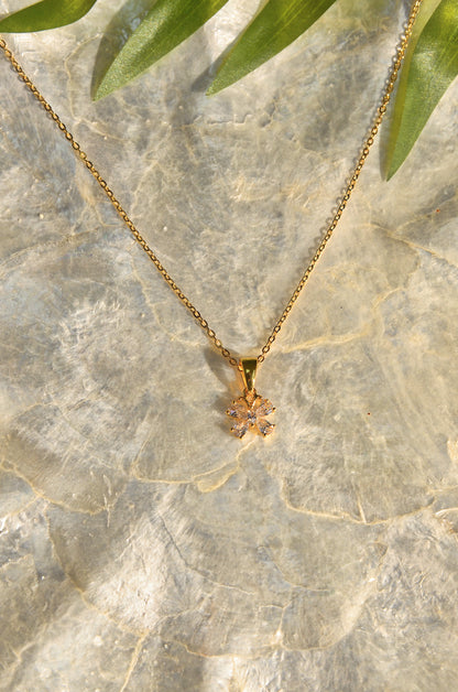 DAINTY CRYSTAL BUTTERFLY NECKLACE