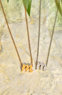 CUSTOM SCRIPT INITIAL NECKLACE