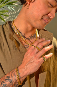 MEN'S FIGARO CHAIN BRACELET
